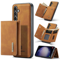 HKM-757011 Magnetic Split Wallet Leather Phone Case for Samsung – Shockproof, Drop-Resistant, and Bracket Functionality