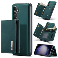 HKM-757011 Magnetic Split Wallet Leather Phone Case for Samsung – Shockproof, Drop-Resistant, and Bracket Functionality