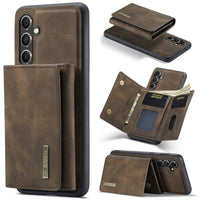 HKM-757011 Magnetic Split Wallet Leather Phone Case for Samsung – Shockproof, Drop-Resistant, and Bracket Functionality