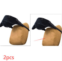 HKM-757075 Adjustable Soft Travel Eyeshade with Head Support for Comfortable Napping