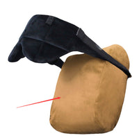 HKM-757075 Adjustable Soft Travel Eyeshade with Head Support for Comfortable Napping