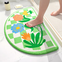 HKM-757139 Absorbent Nonslip Bathroom Entry Mat – Cartoon Design, Various Sizes Available