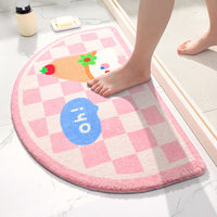 HKM-757139 Absorbent Nonslip Bathroom Entry Mat – Cartoon Design, Various Sizes Available