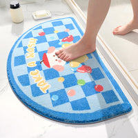 HKM-757139 Absorbent Nonslip Bathroom Entry Mat – Cartoon Design, Various Sizes Available