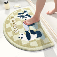 HKM-757139 Absorbent Nonslip Bathroom Entry Mat – Cartoon Design, Various Sizes Available