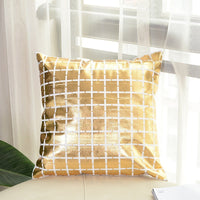 HKM-757203 Geometric Abstract Plush Pillow Case - Modern Minimalist Design, 45x45cm