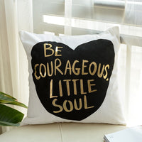 HKM-757203 Geometric Abstract Plush Pillow Case - Modern Minimalist Design, 45x45cm