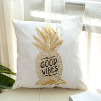 HKM-757203 Geometric Abstract Plush Pillow Case - Modern Minimalist Design, 45x45cm