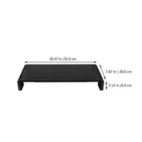 HKM-757267 Foldable Laptop Monitor Stand with USB Charging, Multi-Functional Design, Adjustable Height