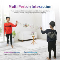 HKM-757331 Hand Controlled Infrared Obstacle Avoidance Quadcopter Drone with Gravity Induction for Indoor-Outdoor Use
