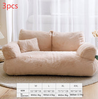 HKM-757459 Flannel Warm Large Cat Sofa Universal Pet Kennel