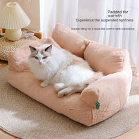 HKM-757459 Flannel Warm Large Cat Sofa Universal Pet Kennel