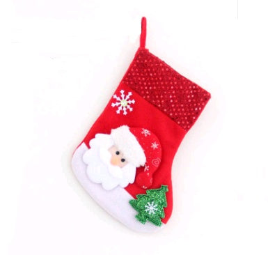 HKM-757523 Christmas Themed Decorative Socks with Gift Bag - Various Styles and Sizes Available