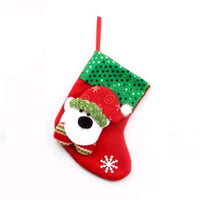 HKM-757523 Christmas Themed Decorative Socks with Gift Bag - Various Styles and Sizes Available
