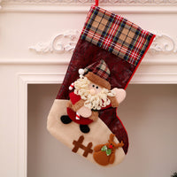 HKM-757523 Christmas Themed Decorative Socks with Gift Bag - Various Styles and Sizes Available