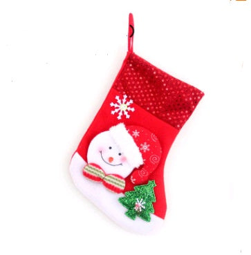 HKM-757523 Christmas Themed Decorative Socks with Gift Bag - Various Styles and Sizes Available