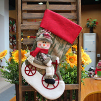 HKM-757523 Christmas Themed Decorative Socks with Gift Bag - Various Styles and Sizes Available