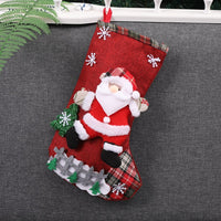 HKM-757523 Christmas Themed Decorative Socks with Gift Bag - Various Styles and Sizes Available