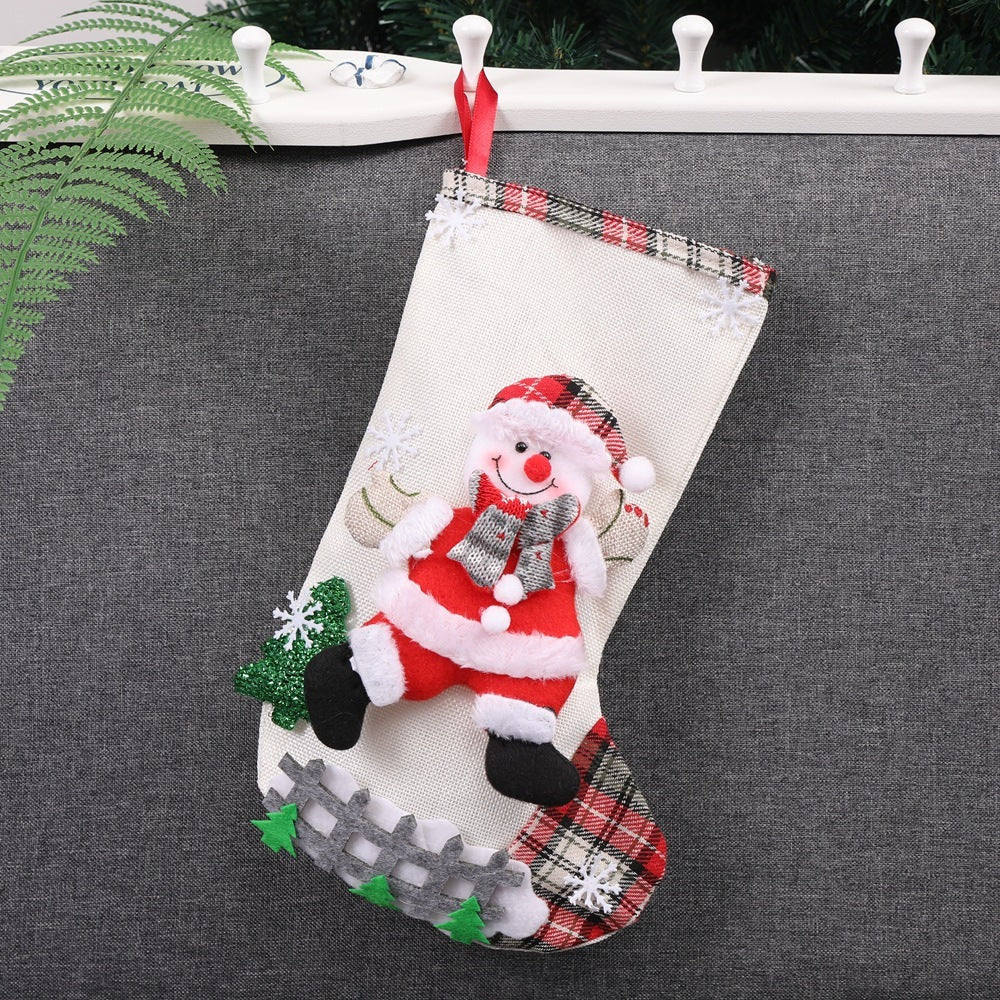 HKM-757523 Christmas Themed Decorative Socks with Gift Bag - Various Styles and Sizes Available
