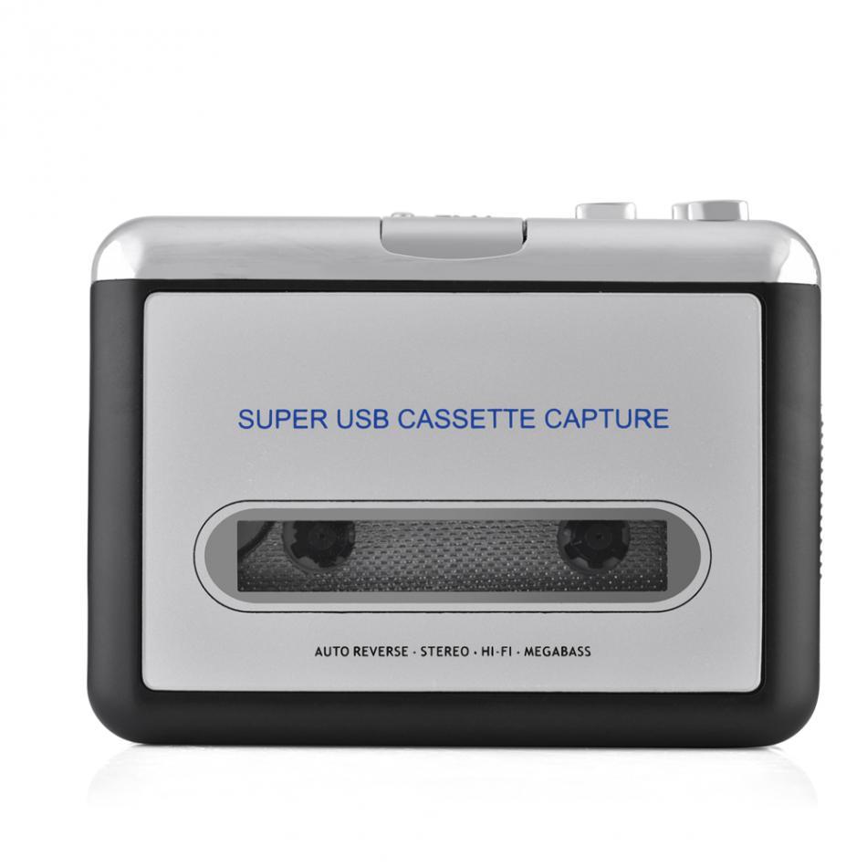 HKM-757651 USB Cassette Player and Converter for MP3 and WAV Recording with Headphone Output