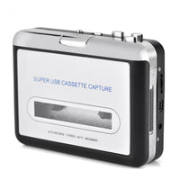 HKM-757651 USB Cassette Player and Converter for MP3 and WAV Recording with Headphone Output