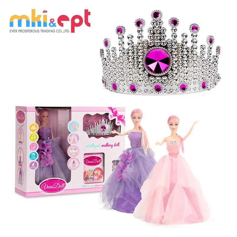 Intelligent Remote Control Singing Doll for Girls Ages 2-7, Educational Toy, Plush & Musical