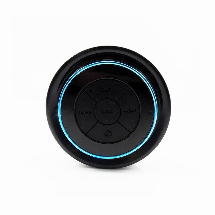 HKM-757779 Portable Waterproof Bluetooth Speaker with USB Charging - Compact Bathroom or Outdoor Use, 8-Hour Playtime