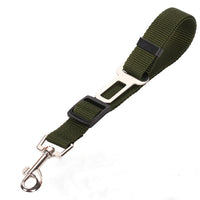 HKM-757907 Adjustable Pet Safety Traction Rope for Car Seat Belt - Nylon, Various Colors