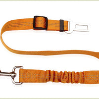 HKM-757907 Adjustable Pet Safety Traction Rope for Car Seat Belt - Nylon, Various Colors
