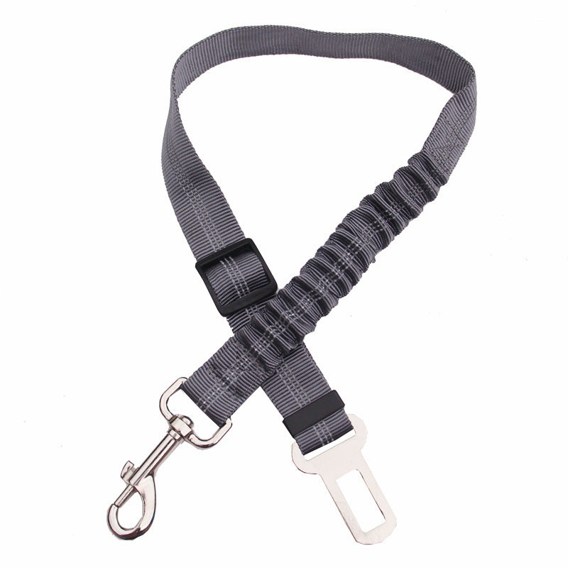 HKM-757907 Adjustable Pet Safety Traction Rope for Car Seat Belt - Nylon, Various Colors