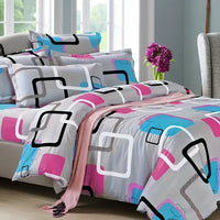 HKM-757907 Twin Duvet Cover Set with Pillowcase - 2-Piece Stylish Bedding Ensemble for Comfortable Sleep