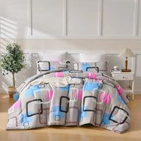 HKM-757907 Twin Duvet Cover Set with Pillowcase - 2-Piece Stylish Bedding Ensemble for Comfortable Sleep