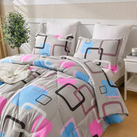 HKM-757907 Twin Duvet Cover Set with Pillowcase - 2-Piece Stylish Bedding Ensemble for Comfortable Sleep