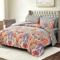 HKM-757907 Twin Duvet Cover Set with Pillowcase - 2-Piece Stylish Bedding Ensemble for Comfortable Sleep
