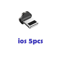 HKM-757971 Magnetic Charging Cable with Three Magnetic Heads for Universal Compatibility