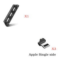 HKM-757971 Magnetic Charging Cable with Three Magnetic Heads for Universal Compatibility
