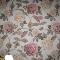 HKM-757971 Peach Skin Polyester Printed Fabric Tablecloth - Botanical Pattern for Home Textiles