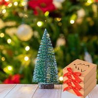 HKM-758035 10-Pack Kraft Paper Christmas Gift Boxes with Lids and Ribbon – Perfect for Holiday Party Favors