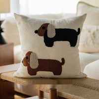 HKM-758035 Korean Style Soft Square Pillow with PP Cotton Filling for Living Room Decor