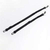 HKM-758099 Retractable Pet Seat Belt Safety Restraint for Vehicles - 53-74cm Adjustable Nylon Rope with Metal Buckle