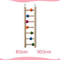 HKM-758163 Bird and Hamster Climbing Ladder Set with Swing, Sling Ring, and Climbing Rope