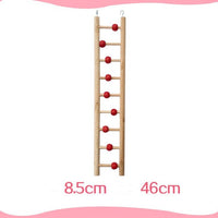 HKM-758163 Bird and Hamster Climbing Ladder Set with Swing, Sling Ring, and Climbing Rope