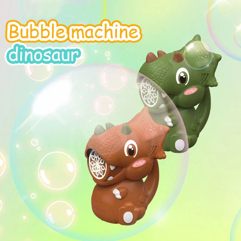 KTX-758163 Electric Dinosaur Bubble Blower - Fun Outdoor Toy for Kids 5 Years & Up
