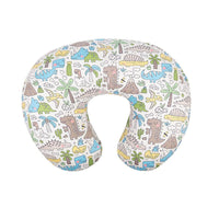 HKM-758227 U-Shaped Baby Feeding Pillow with Detachable Cover in Fun Prints and Colors