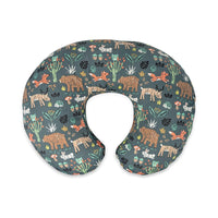 HKM-758227 U-Shaped Baby Feeding Pillow with Detachable Cover in Fun Prints and Colors