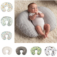 HKM-758227 U-Shaped Baby Feeding Pillow with Detachable Cover in Fun Prints and Colors