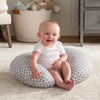 HKM-758227 U-Shaped Baby Feeding Pillow with Detachable Cover in Fun Prints and Colors