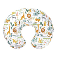 HKM-758227 U-Shaped Baby Feeding Pillow with Detachable Cover in Fun Prints and Colors