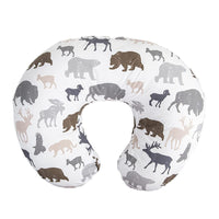 HKM-758227 U-Shaped Baby Feeding Pillow with Detachable Cover in Fun Prints and Colors