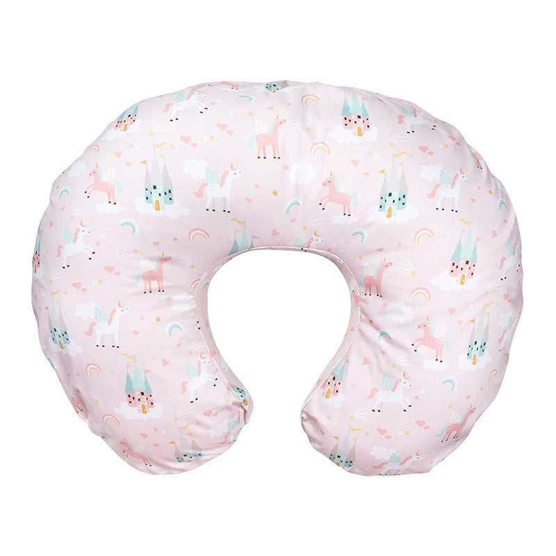 HKM-758227 U-Shaped Baby Feeding Pillow with Detachable Cover in Fun Prints and Colors